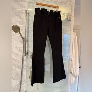 31 Waist/Inseam Frame Le High Flare Denim Women's Black Boot Cut Jeans